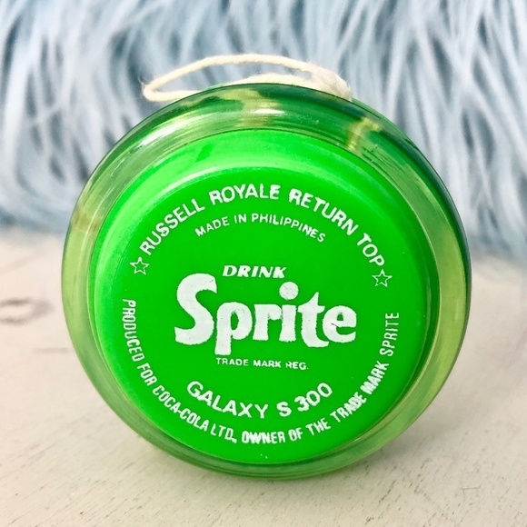 Sprite, 1980's, Vintage Promotional, Yo-Yo, With, Coca Cola, Plastic Case Holder - Picture 5 of 11